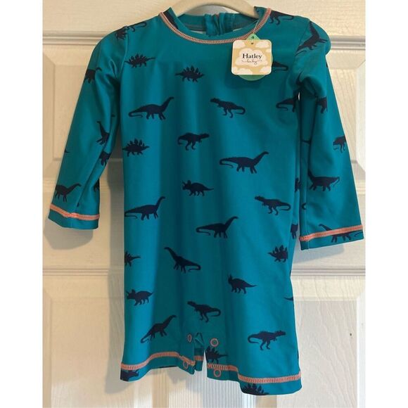 Hatley Dino Maillot Protector Baby Swimsuit Size 12-18 Months - Picture 1 of 5